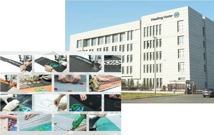 مرتبة تدليك بالأشعة تحت الحمراء البعيدة من حجر الجمشت PEMF عالي الجرعة 1-50 هرتز من التورمالين والأيونات السالبة للعناية بالصحة والعافية