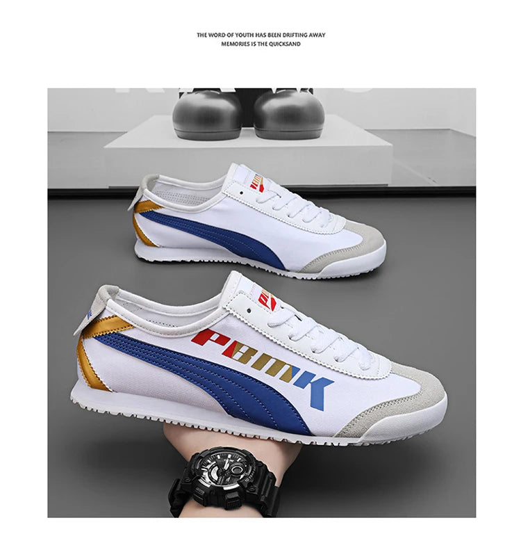 Brand Retro Men's Yellow Running Shoes Comfort Flat Casual Sneaker Men Breathable Original Men Canvas Sneakers tenis masculino