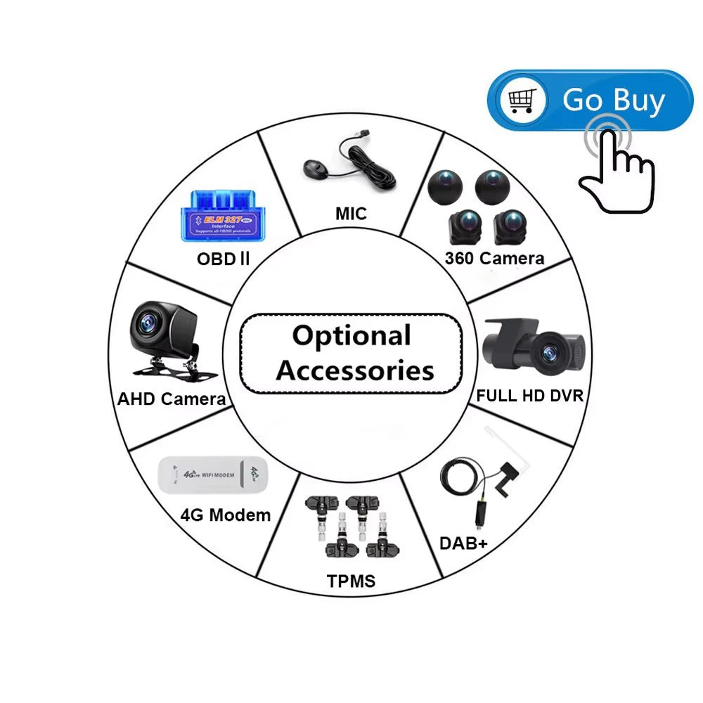 Android For KIA Forte Cerato 2 Porte Koup 2008 2009 2014 Auto Car Intelligent Systems AutoMotiveCarplay Auto Screen Wireless