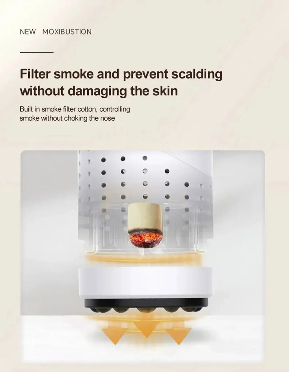 Moxibustion Scraping Massager Instrument Portable Intelligent Health and Wellness with Stone Moxibustion Scrap Board Accessories