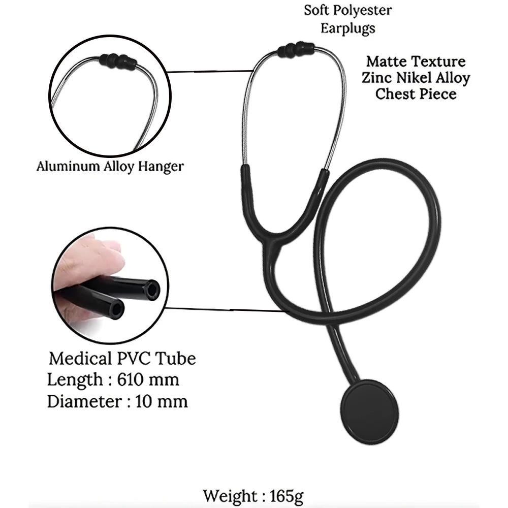 AiQUE Double Chest Piece Stethoscope Cardiology Heart Doctor Medical Stethoscope Professional Medical Equipment Medical Student