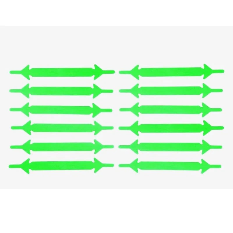 12Pcs Silicone Shoelaces for Shoes No Tie Shoe laces Elastic Laces Sneakers Kids Adult Rubber Shoelace One Size Fits All Shoes