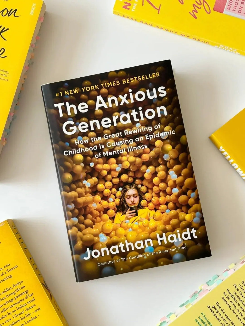 Bview Art The Anxious Generation: NYT Bestseller on Digital Age Anxiety & Mental Wellness Guide