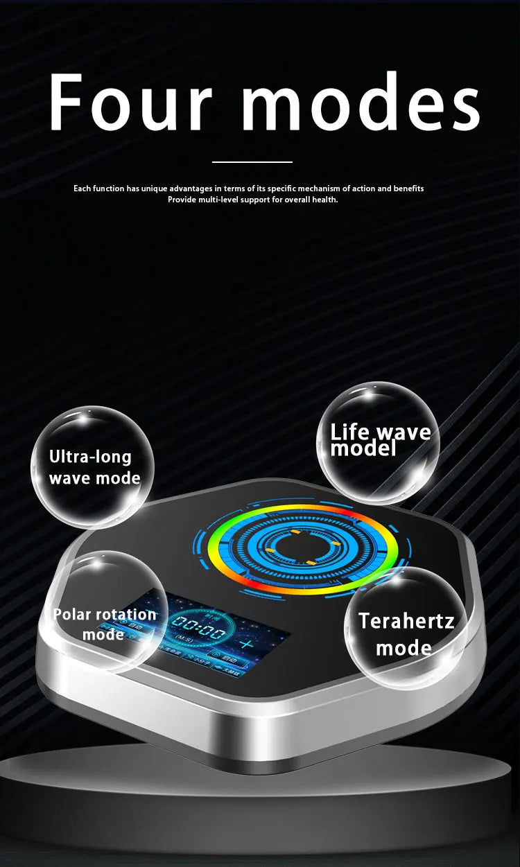 Newest Iteracare Advanced Health Water Machine Home Use 5 Modes Terahertz 2.0 Polymer Energy Detector Tester for Wellness