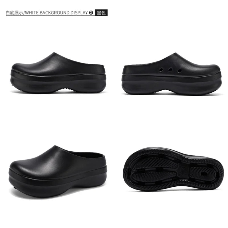 Fashion EVA Men Casual Shoes Thick Soles Sandals WaterProof Anti Slip Work Shoes Women Comfort Nurse Shoes Couple Garden Clogs