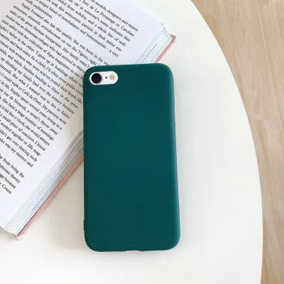 جراب لهاتف iphone 7 8 SE 2020 2022، جراب خلفي واقي من السيليكون السائل المقاوم للصدمات لهاتف iphone SE 2020 2022، جراب ناعم