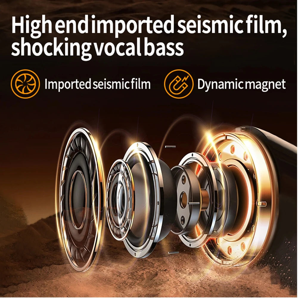 سماعة رأس خوذة بلوتوث 5.3 لاسلكية بدون استخدام اليدين طقم هاتف للدراجات النارية سماعة أذن مقاومة للماء مشغل موسيقى MP3 مكبر صوت للدراجات النارية