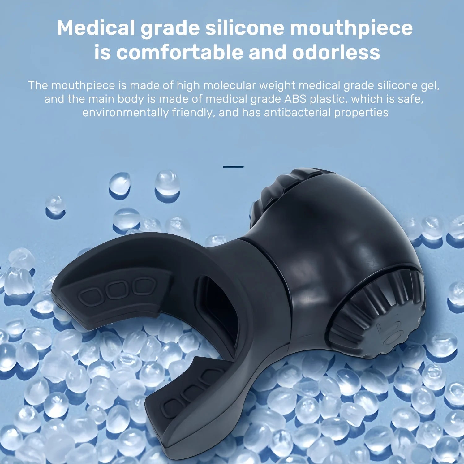 Breathing Exercise Device,Breathers Trainers Exerciser with Adjustable Inspiratory/Expiratory Vibration Fitness for Wellness