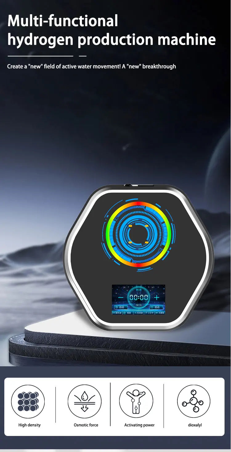 Newest Iteracare Advanced Health Water Machine Home Use 5 Modes Terahertz 2.0 Polymer Energy Detector Tester for Wellness