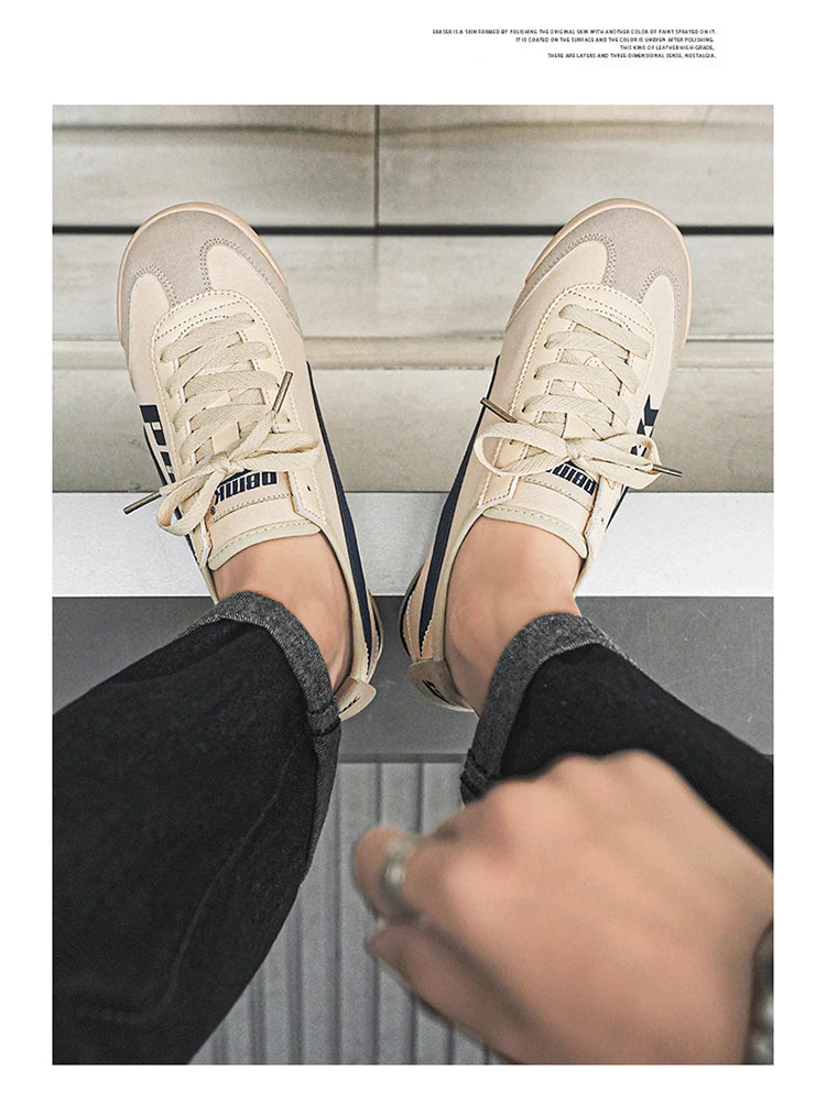 Brand Retro Men's Yellow Running Shoes Comfort Flat Casual Sneaker Men Breathable Original Men Canvas Sneakers tenis masculino