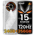 4G Rugged Smartphone LAGENIO Panther 2 Pro Android 15 8GB+256GB Mobile Phone 50MP 5150mAh 6.7 " HD Ultra-thin Cellphone Gemini