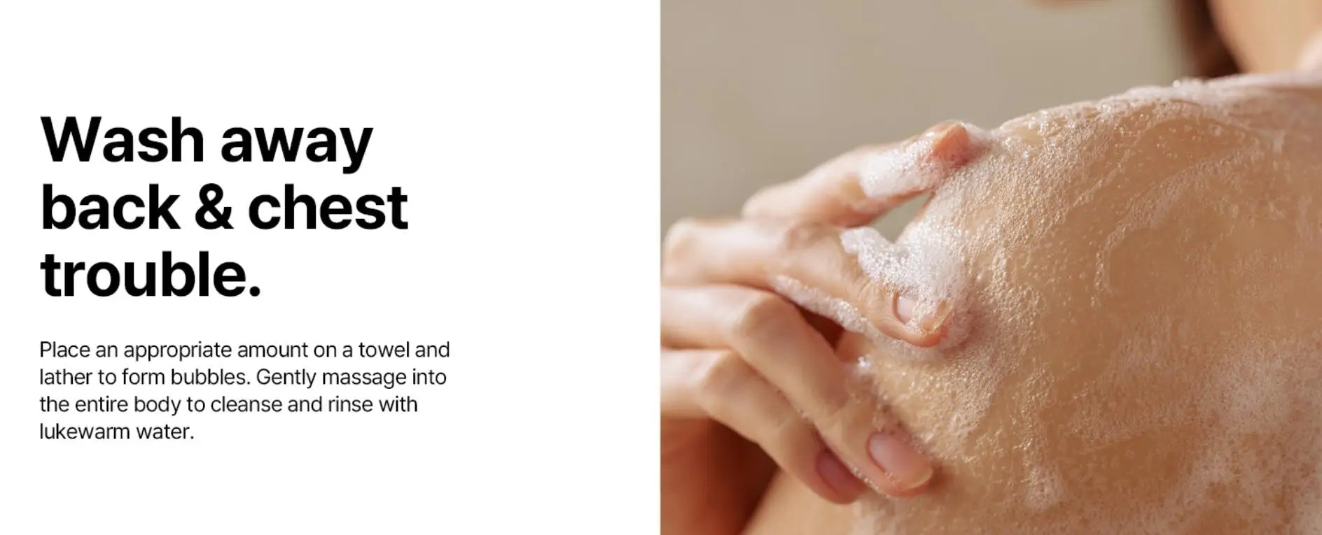 16.9 oz Salicylic Acid Body Wash, Gentle & Smoothing  Mild Exfoliating Daily Acne Body Wash Deep Cleanses Back Acne and Sebum SwiftNest