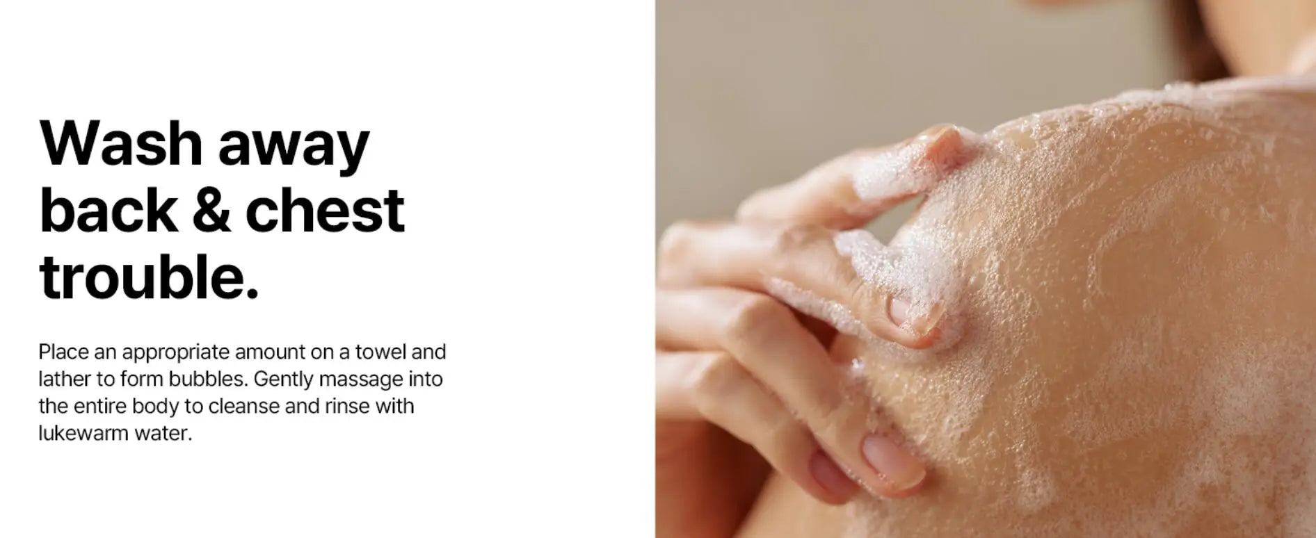 16.9 oz Salicylic Acid Body Wash, Gentle & Smoothing  Mild Exfoliating Daily Acne Body Wash Deep Cleanses Back Acne and Sebum SwiftNest