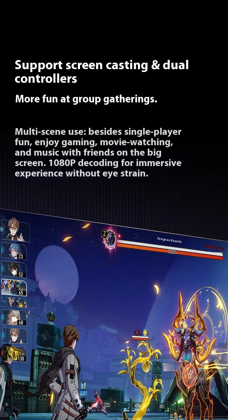 2025 Edition   Android E6 Max Handheld Console - 5" 32-Point Touch Screen with 5G Dual-Band, Portable Gaming Device for Fans  ﻿