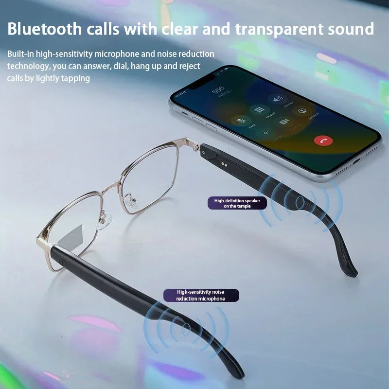 High-Tech AI Smart Glasses Translation 144Languages Real-time Wireless Bluetooth Headset For Simultaneous Interpretation