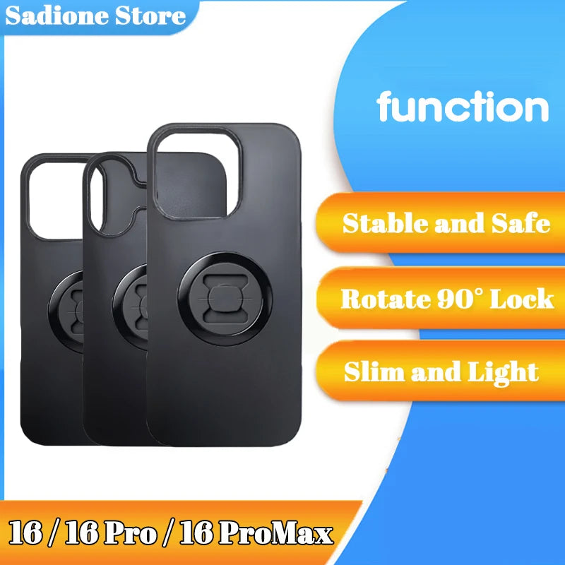 غطاء هاتف محمول لهاتف Iphone 16 و16 Pro و16ProMax، جراب هاتف محمول، واقي هاتف دراجة نارية، واقي سماعة الرأس