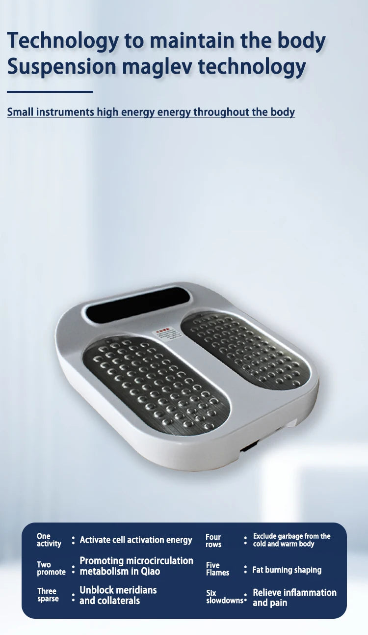 Upgrade P100 Terahertz Foot Therapy Machine Health Care Blood Circulation Foot Massage Meridian Apparatus for Personal Wellness