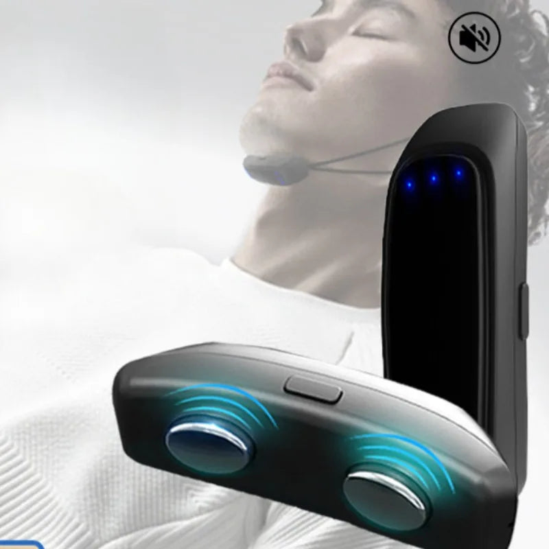 EMS Pulse Stop Snore Portable Comfortable Sleep Well Stop Snore Health Care Sleep Apnea Aid USB Smart Anti Snoring Device