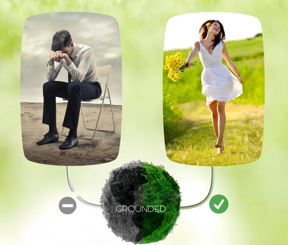 Grounding Sheets King Size - Organic Cotton and Silver Fiber, Grounding Fitted Sheet Wellness Sleep