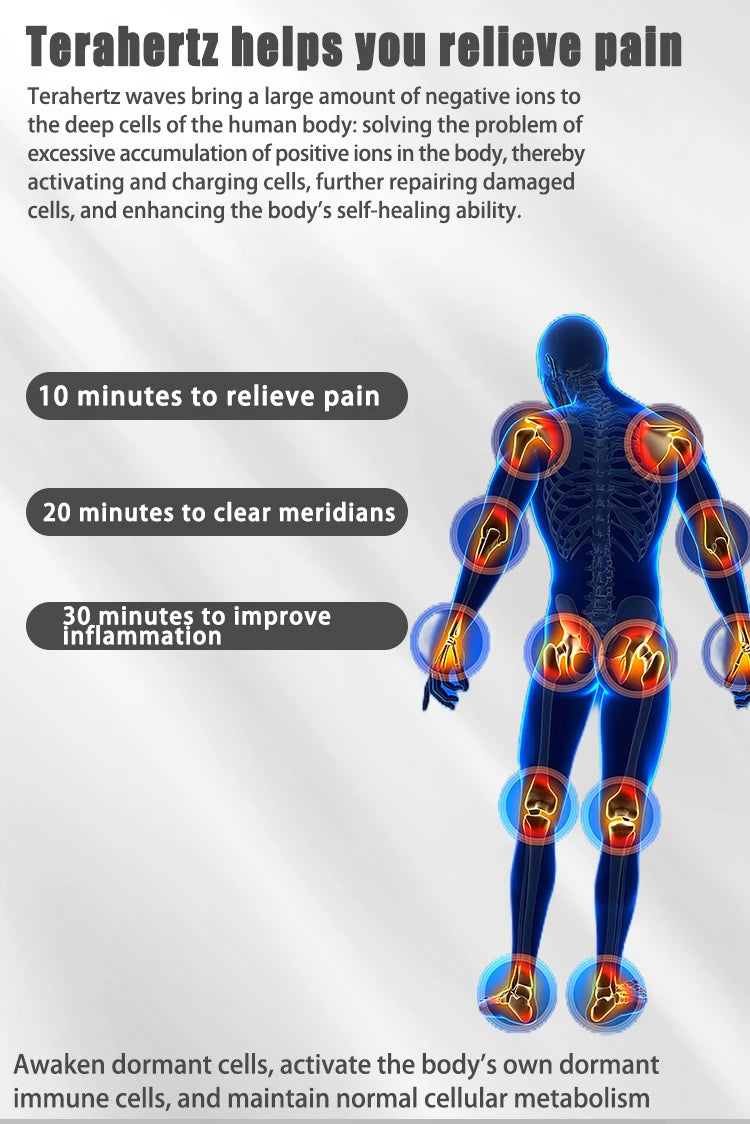 Iteracare 6.0 pro Terahertz Frequency Therapy Physiotherapy Device Cell Repair Electrical Blower for Health And Wellness Machine