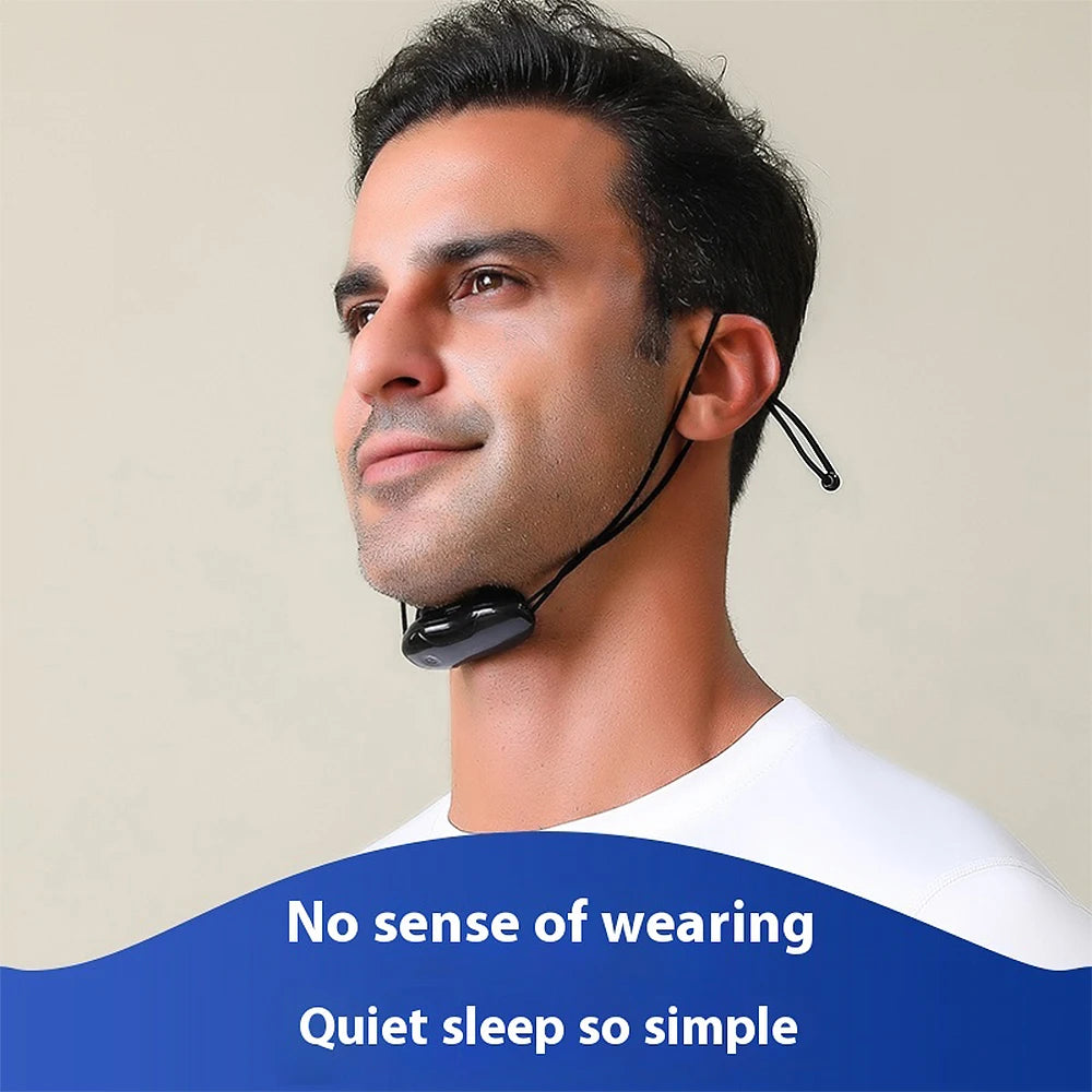 Smart Anti Snoring Device EMS Pulse Stop Snore Portable Comfortable Sleep Well Stop Snore Health Care Sleep Apnea Aid