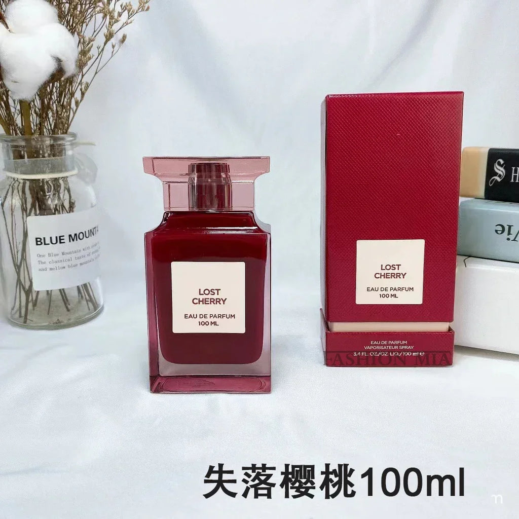 عطر رجالي عالي الجودة 100 مل برائحة التبغ والورد والكرز، عطر زهري يدوم طويلاً للنساء