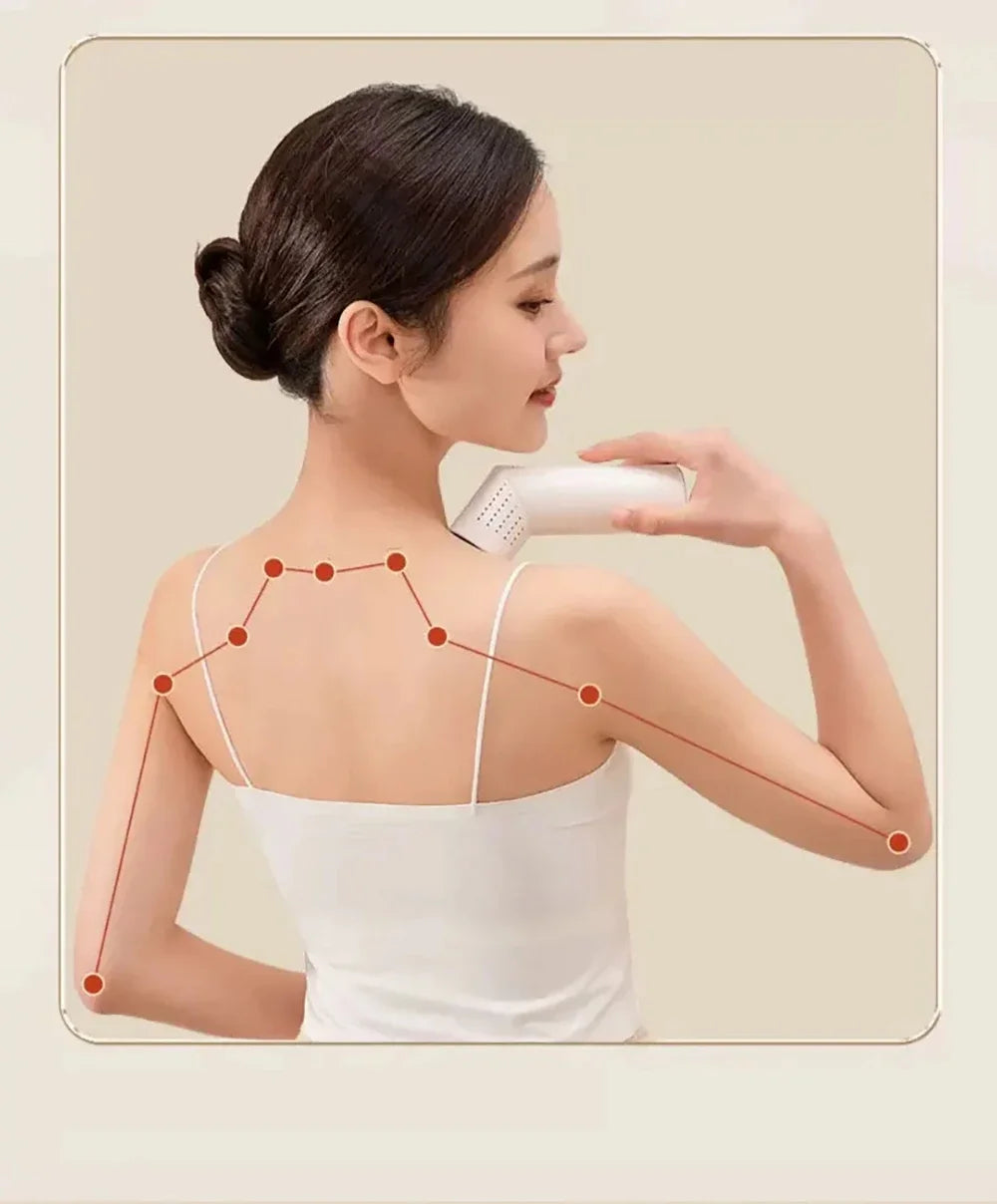 Moxibustion Scraping Massager Instrument Portable Intelligent Health and Wellness with Stone Moxibustion Scrap Board Accessories