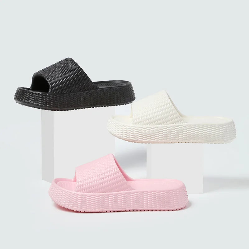 Chunky Platform Eva Cloud Slippers Women Thick Soft Sole Bathroom Home Slides Woman 2025 Summer Non Slip Beach Flip Flops Female