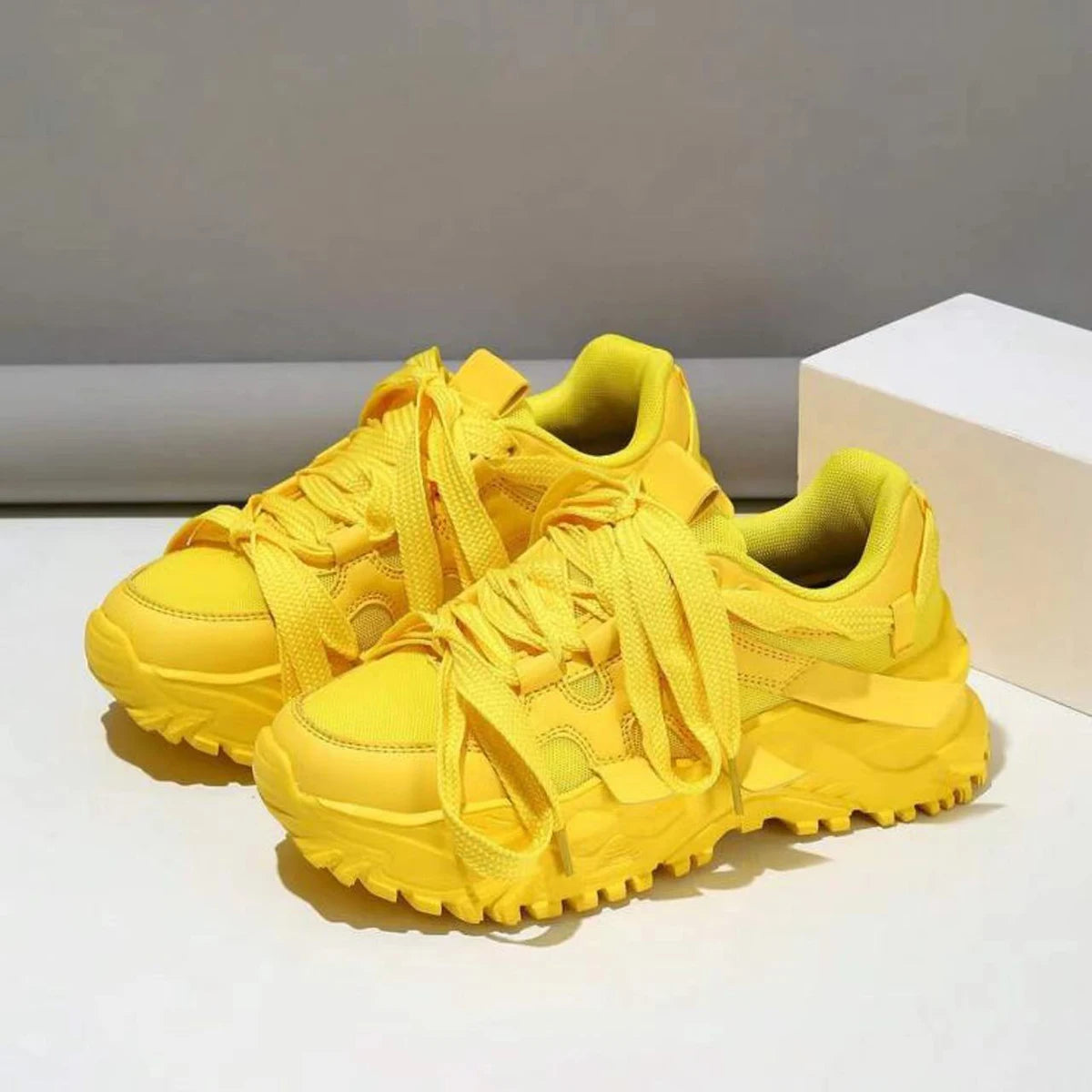 Size 35-44 Woman Sneakers Platform Sports Shoes Comfortable Sports Casual Shoes Zapatillas Increase Height Walking Shoes