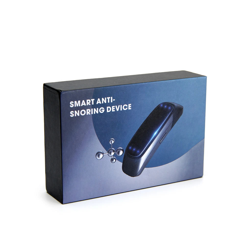 EMS Pulse Stop Snore Portable Comfortable Sleep Well Stop Snore Health Care Sleep Apnea Aid USB Smart Anti Snoring Device