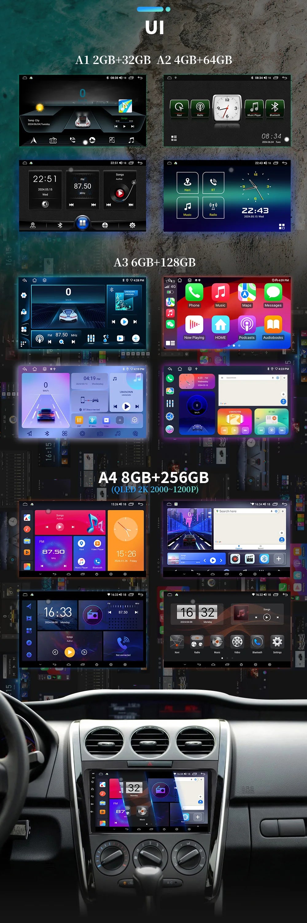 Android 14  For Hyundai Rohens Genesis Coupe 2012  Multimedia Navigation Wireless Carplay Stereo Screen Car Radio