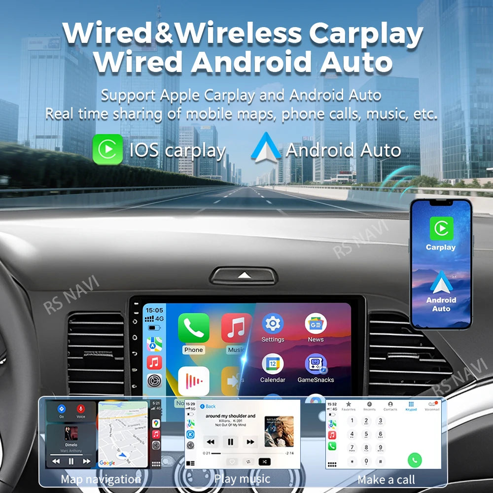 Android 15 For KIA Morning 2 picanto 2011-2017 LHD 2K QLED Android Car Radio Multimedia Video Player GPS Stereo CarPlay