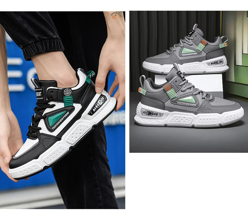 Men Casual Sneakers Summer new Breathable Sport Shoes Outdoor Running Shoes  Versatile student Athletic Jogging  Walking Shoes