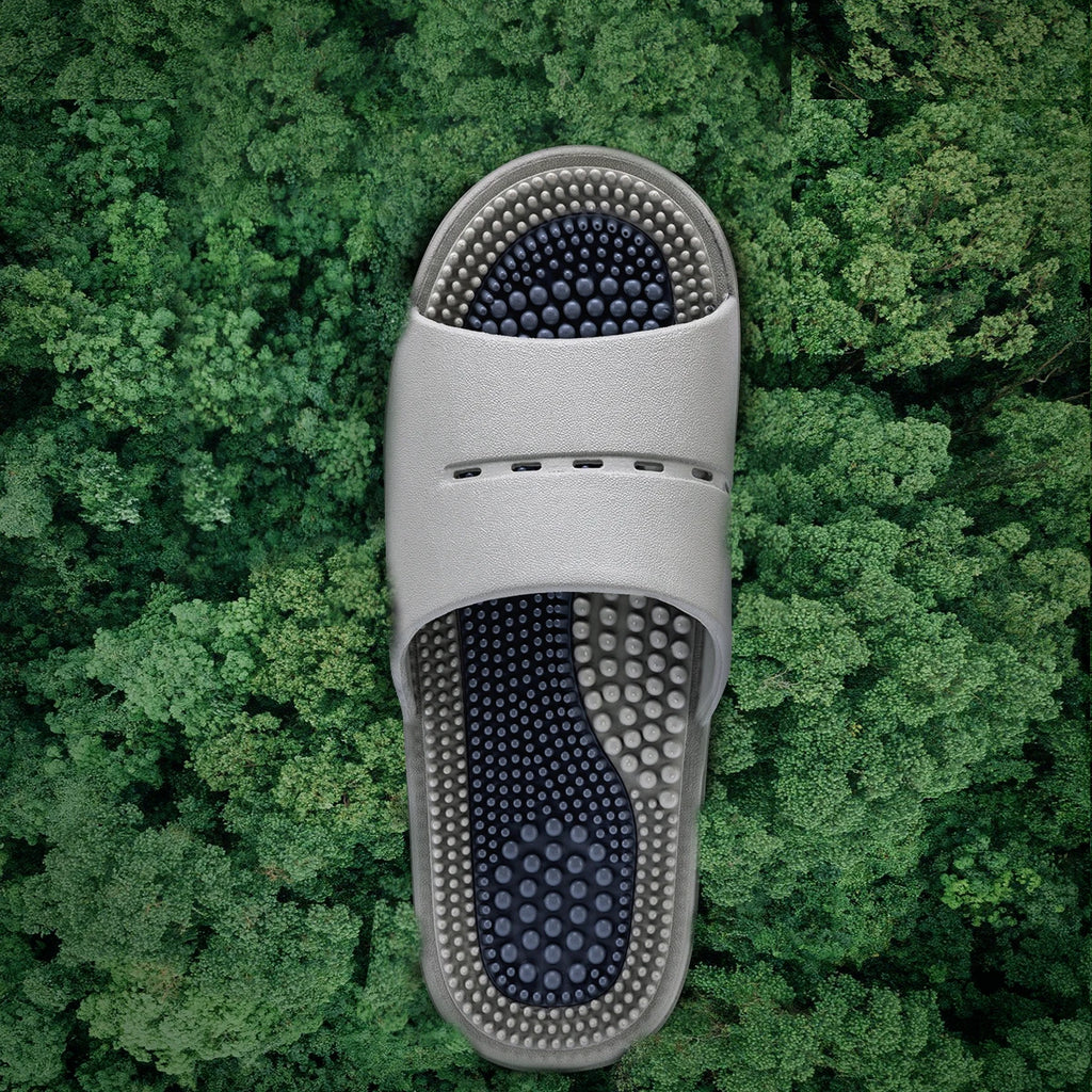 PVC Unisex Slippers Massage Wellness Home Slippers Comfortable Breathable Indoor Slippers