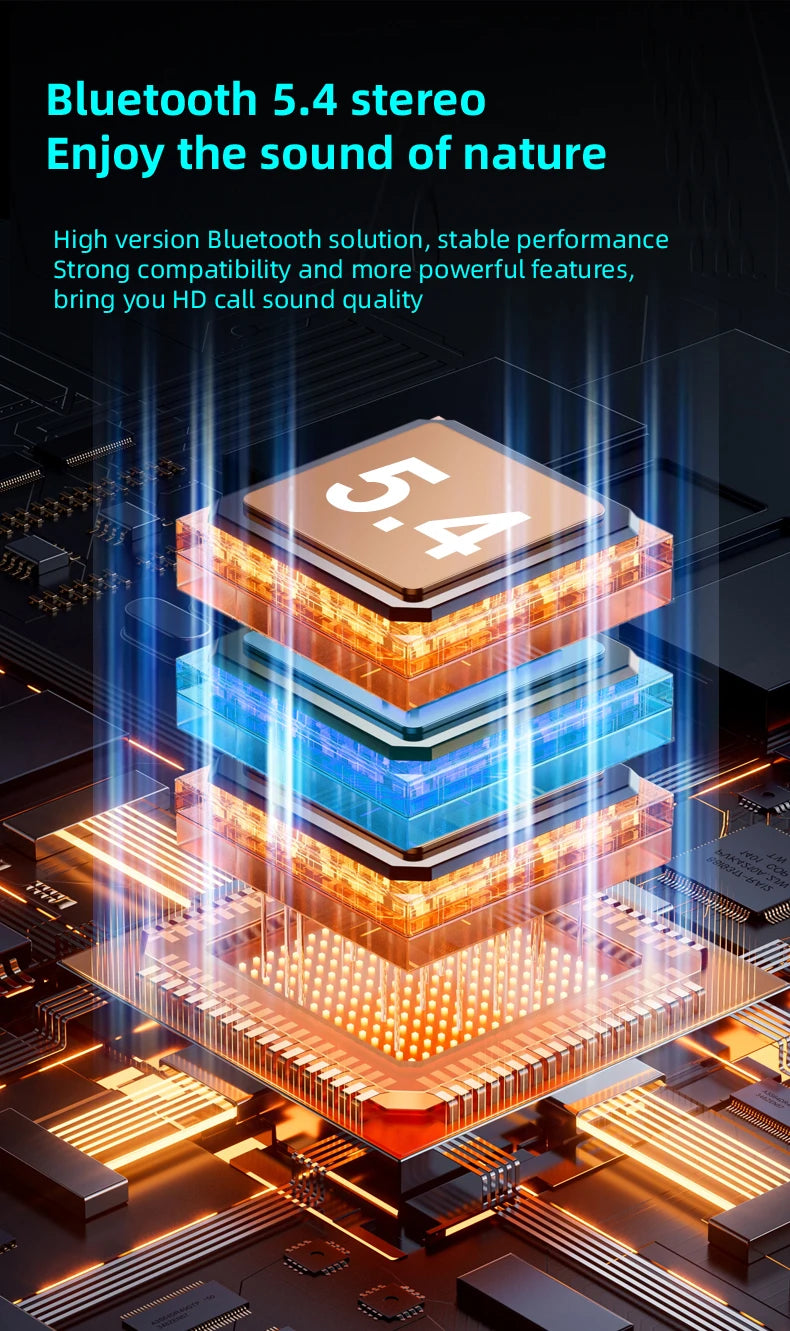 Bluetooth 5.4 Glasses Headsets Wireless Glasses Earphones Air Conduction Headphones Noise Reduction Earbuds Outdoor for Xiaomi