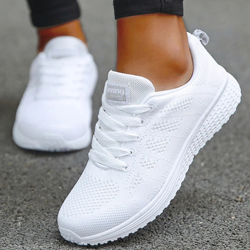Fashion 2025 New Women's Sneakers Platform Shoes Woman Plus Size Casual Sneaker Woman Lace Up Female Sneakers Tenis Feminino