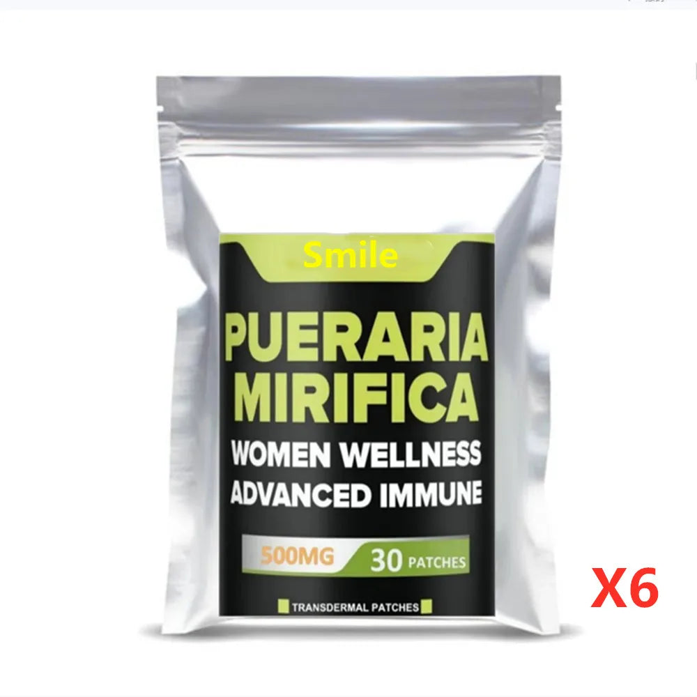 Pueraria Mirifica Transdermal Patches 30 Count Natural Women's Wellness Support Boosts Immune System & Energy Levels