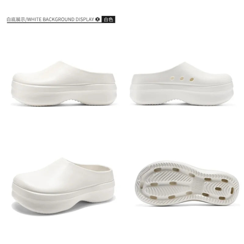 Fashion EVA Men Casual Shoes Thick Soles Sandals WaterProof Anti Slip Work Shoes Women Comfort Nurse Shoes Couple Garden Clogs