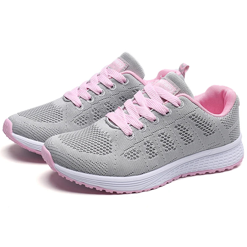 Fashion 2025 New Women's Sneakers Platform Shoes Woman Plus Size Casual Sneaker Woman Lace Up Female Sneakers Tenis Feminino