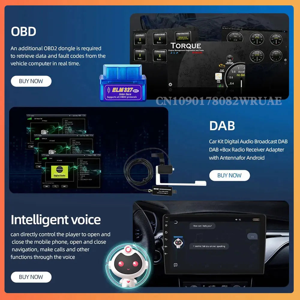 Android 15 For Hyundai Classic Santa Fe 2000-2004 JAC S1 (Rein) 2005-2015 Car Radio Qualcomm BT GPS Navigation QLED 5G WIFI AUTO