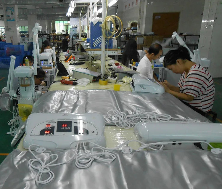 3 Zone Home Inf Heating Air Pressure Detox Weight Loss Massage Inf Sauna Blanket for Health And Wellness