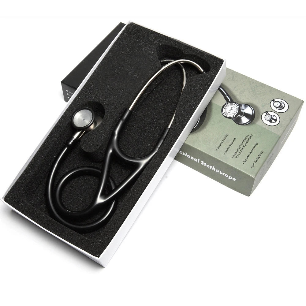 AiQUE Double Chest Piece Stethoscope Cardiology Heart Doctor Medical Stethoscope Professional Medical Equipment Medical Student