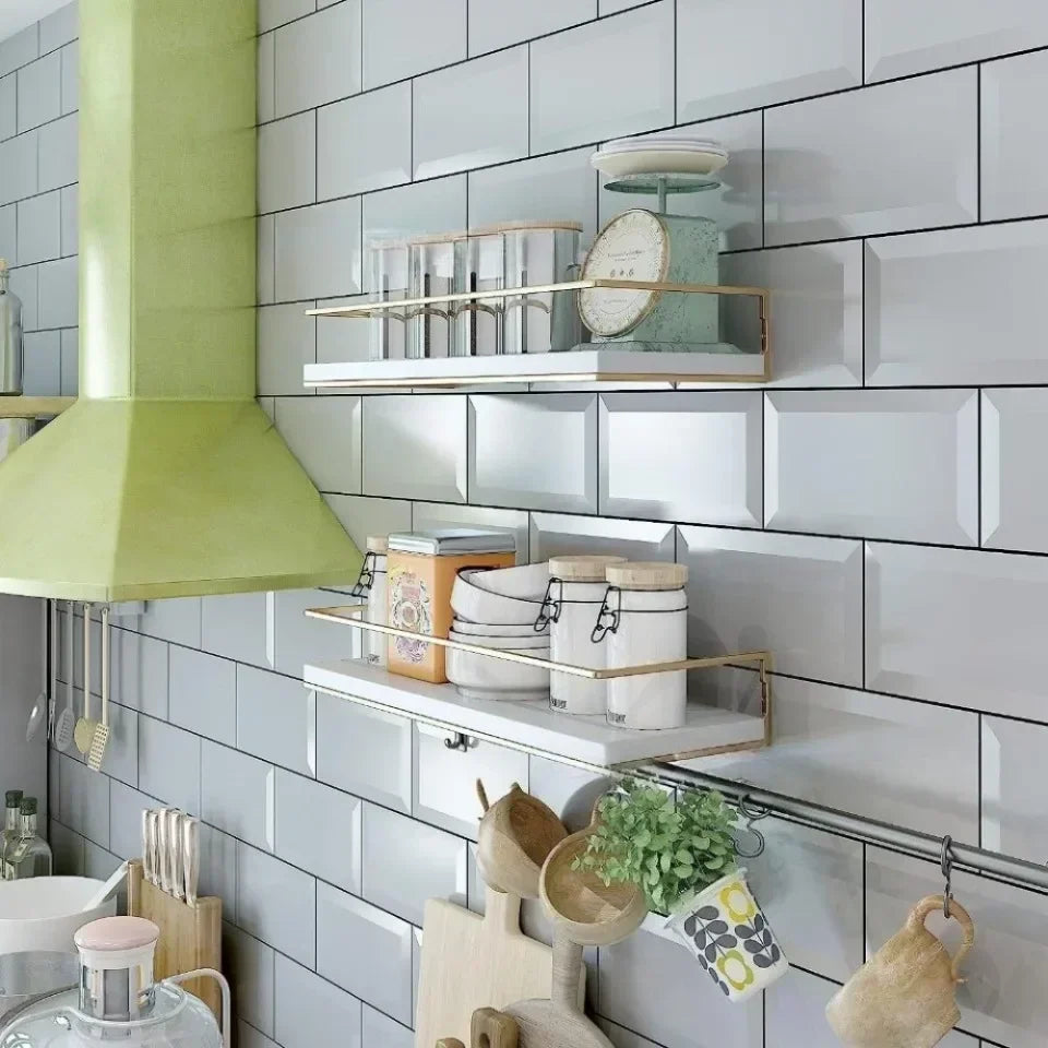 Bathroom Shelving Wooden Towel Rack Toilet Cosmetics and Toiletries Storage Kitchen Display Rack  Wall Mounted Storage Holder