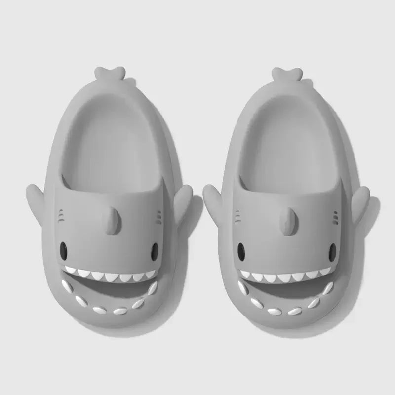 Fashion Women Shark Slippers Removable Fins Slides Indoor EVA Light Sandals Beach Couple Outside Men Shark Flip Flops