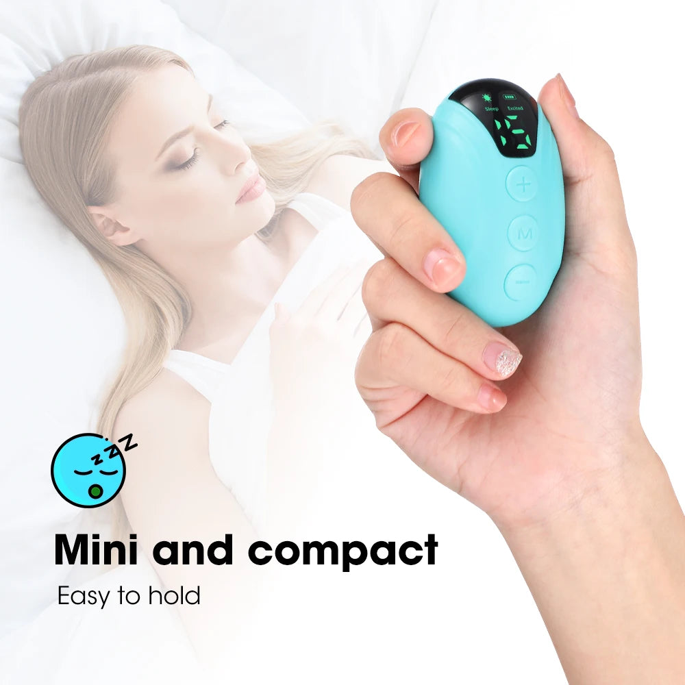 Smart Anti Snoring Device EMS Pulse Stop Snore Portable Comfortable Sleep Well Stop Snore Health Care Sleep Apnea Aid