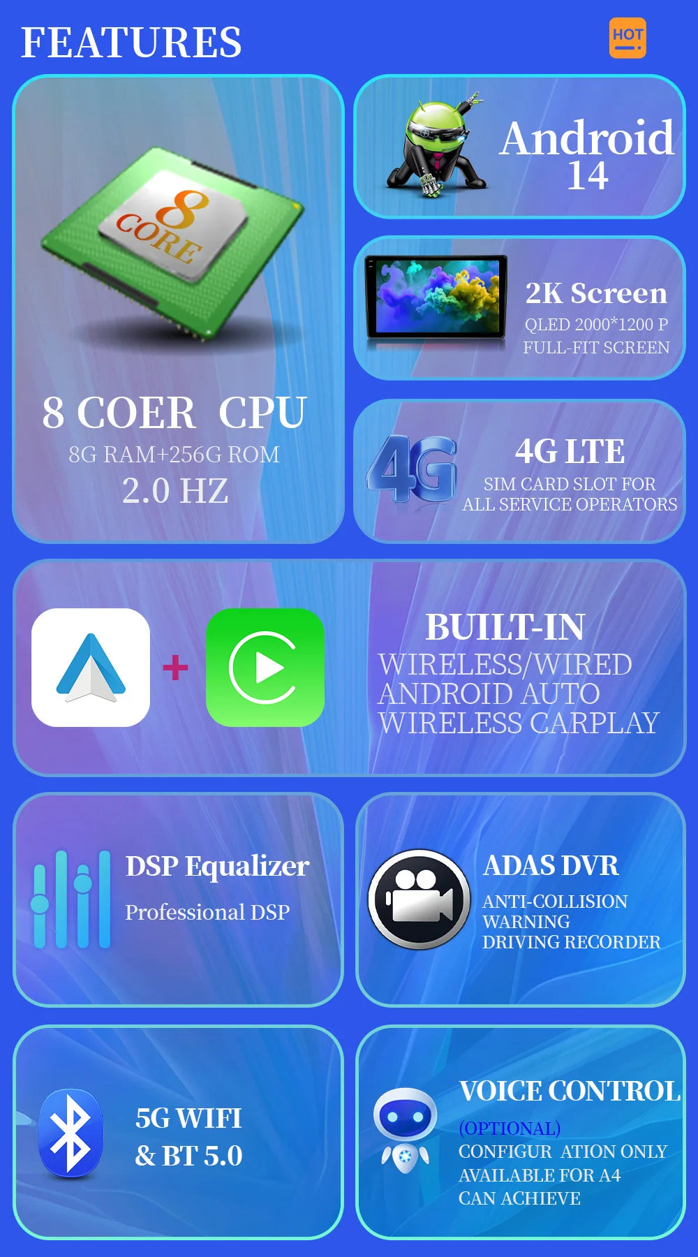 Android 14  For Hyundai Rohens Genesis Coupe 2012  Multimedia Navigation Wireless Carplay Stereo Screen Car Radio