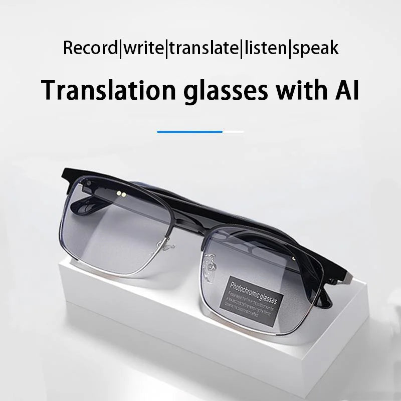 HY-G9 Smart Glasses AI Intelligent Translation 144Languages Real-time Wireless Bluetooth Headset For Simultaneous Interpretation