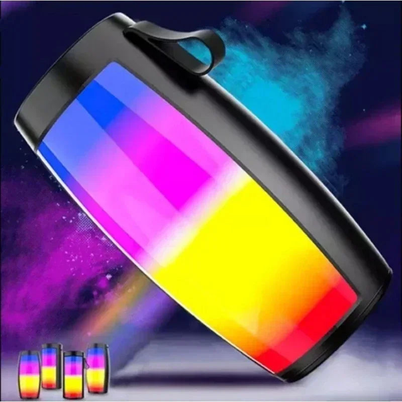 1202 Wireless Bluetooth Speaker Dual Stereo Outdoor with TF/USB Playback FM Radio Voice Broadcast Portable Subwoofer