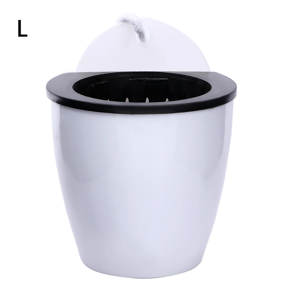 Garden Decor Hanging Self Watering Basket Planter Flower Pot Plant Pot