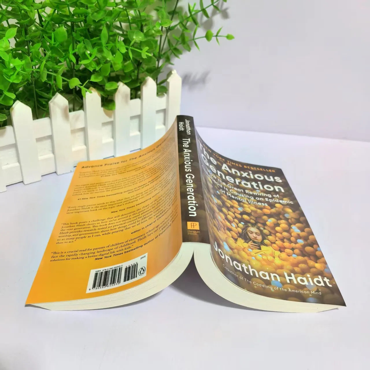 Bview Art The Anxious Generation: NYT Bestseller on Digital Age Anxiety & Mental Wellness Guide